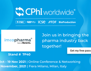 Visit our stand no.: 7F40 at CPhI Milan!