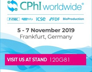Visit our stand no. 120G81 at CPhI Frankfurt 2019!