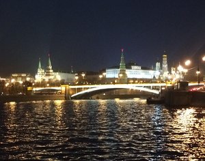 Boat trip with business partners in Moscow