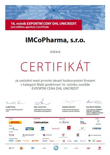 Results of the 16th annual of Export Prize DHL Unicredit